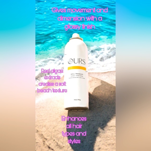 New Hours Well Traveled Tousle Shine Spray 6oz/170g - Picture 2 of 4